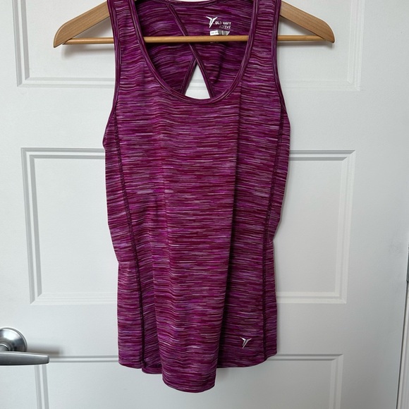 Old Navy Size Small Crossback Keyhole women’s performance athletic tank pink - Picture 5 of 11